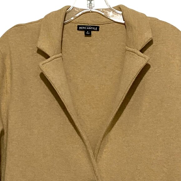 J Crew Mercantile Womens Knit Blazer L Preppy Academia Old Money Hobbitcore - Picture 2 of 7